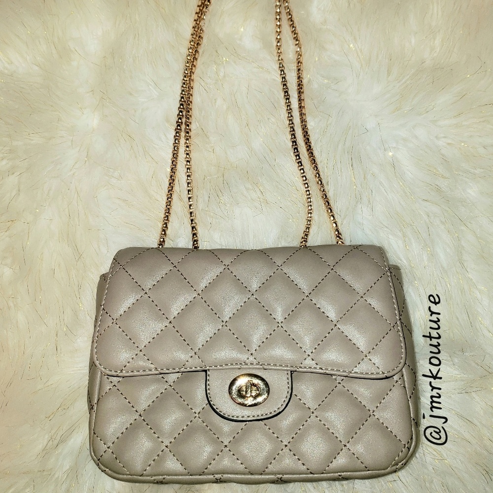 Tan handbag